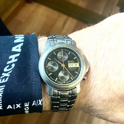 BWC Rhodos Chronograph Automatic titanium used watch