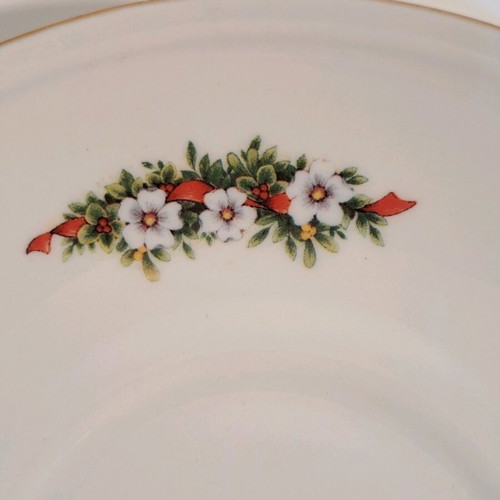 Kaiser Set of 5 Christmas Small Plates 17cm used