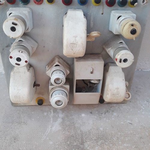 Electrical panel used, marble