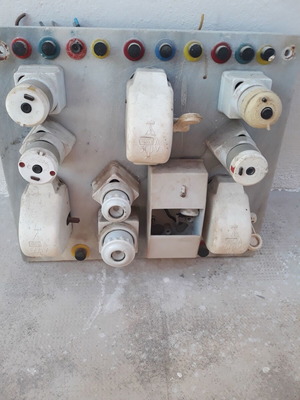Electrical panel used, marble