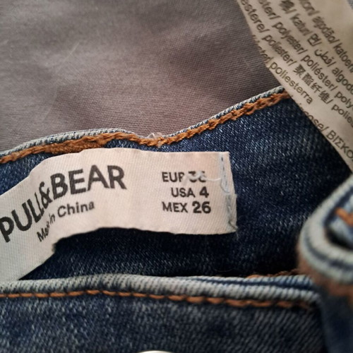 Stradivarius high-waisted skinny light blue jeans like new