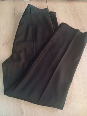 Women's black pants size M like new, waist 72cm