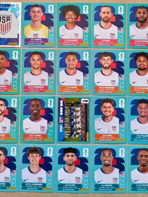 Panini USA team sticker set FIFA World Cup 2026