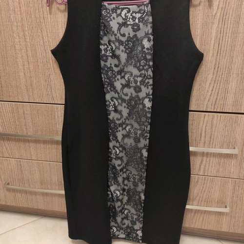 Evening dress like new, black and white, size S
