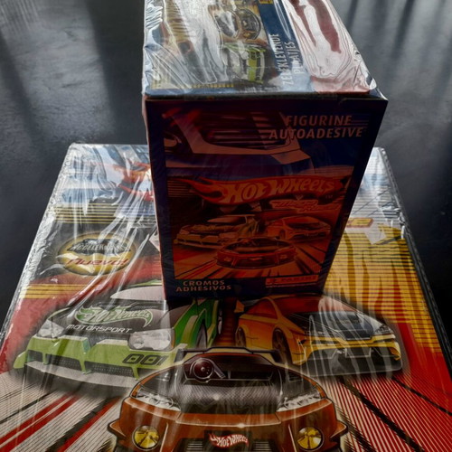 Panini Hot Wheels Album and Box new, Venezuelan edition