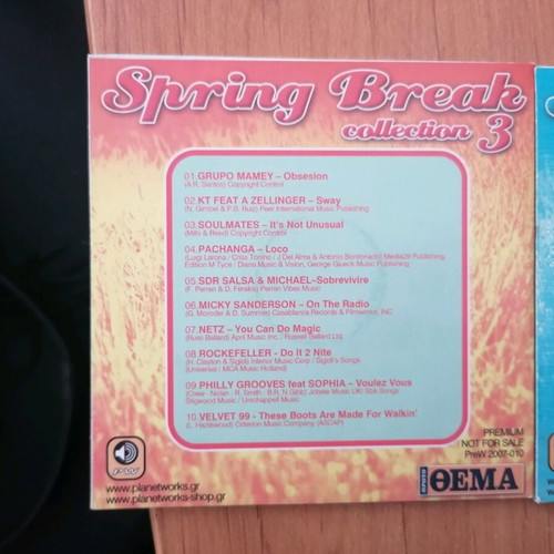 Spring Break collection 3 CD set like new