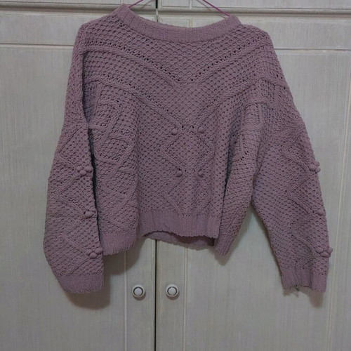 Lilac pullover like new, size S, Pull & Bear