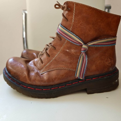 Rieker leather boots, insole 26 cm, size 40