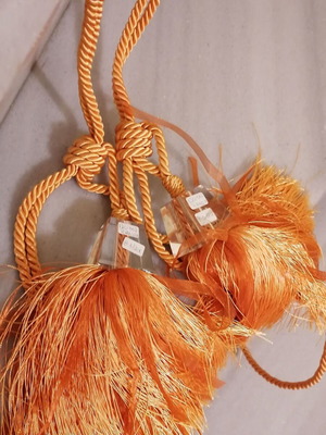 Pair of new curtain tiebacks