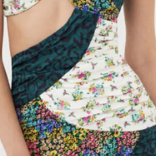 For Love & Lemons Mini Dress Small like new, colorful