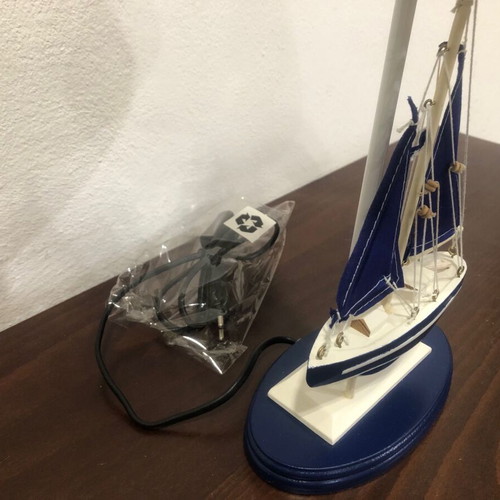 Children's nautical ship lamp new, height 43cm