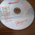 Microsoft LifeCam 1.4 software CD used, excellent condition