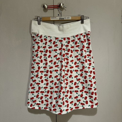 2-Way Cherry Print Maternity & Fashion Mini Skirt Like New
