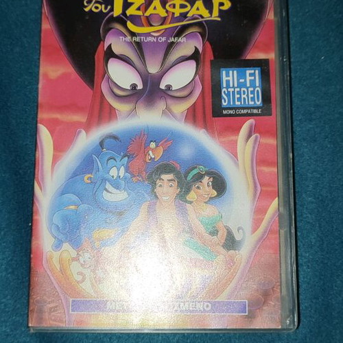 Aladdin The Return of Jafar VHS used, dubbed
