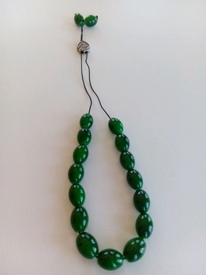 Κομπολόι με χάντρες σε χρώμα πράσινο νέο