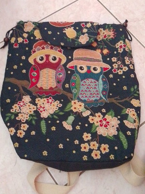 Backpack bag like new, large, black