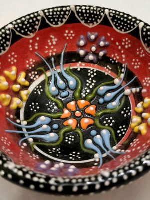 Vintage handmade Turkish dish like new