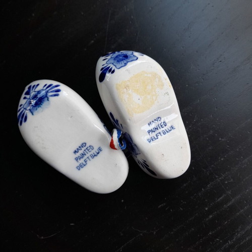 Delft blue clogs from Netherlands like new, 7 cm