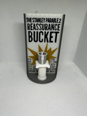 The Stanley Parable 2 Reassurance Bucket 3D printed decoration like new