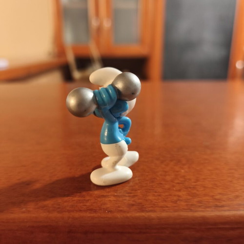 Smurf figure from Kinder used