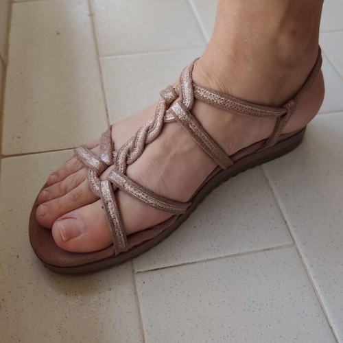 Pink sandals used size 37