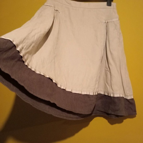 Next women's skirt new, 100% linen, size UK 12, EUR 40