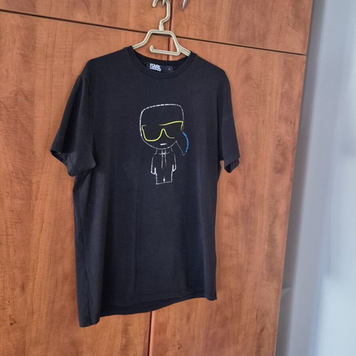 T shirt Karl Lagerfeld size L used, black