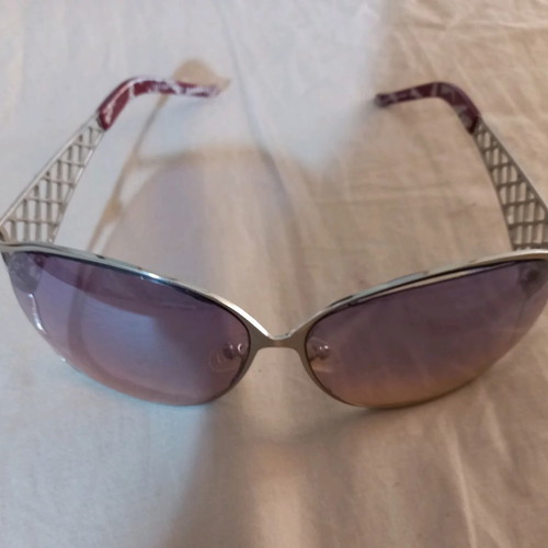 Lussile LS31047/EM02/65-13-125 women's sunglasses, silver metal frame