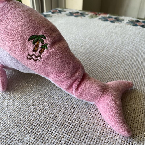 Plush dolphin 32 cm like new, soft texture