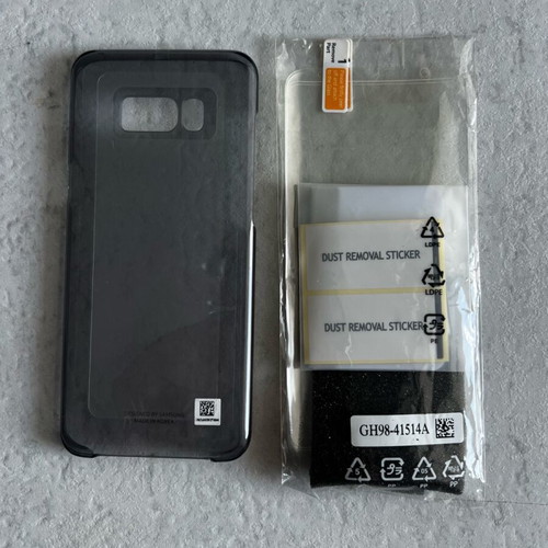 Samsung s8+ case with 2-pack screen protectors