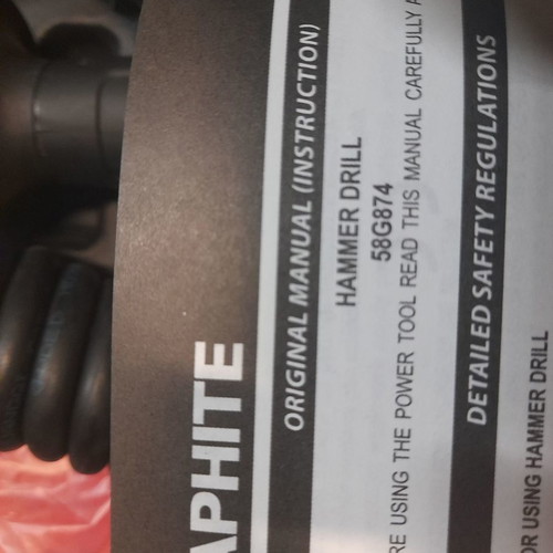 Graphite Hammer Drill 1.250W New