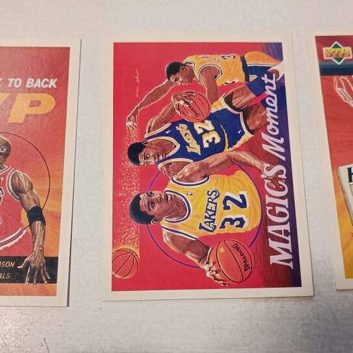 Upper Deck 1991-1992 basketball cards used, pack of 10