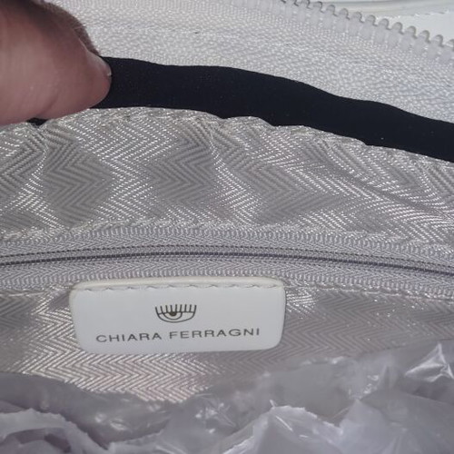 Chiara Ferragni handbag white new, hand and shoulder