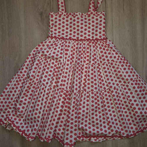 Polka dot dress for girls age 4 and 5