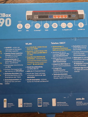 AVM FRITZ!Box 7590 VDSL/ADSL router με Mesh Wi-Fi
