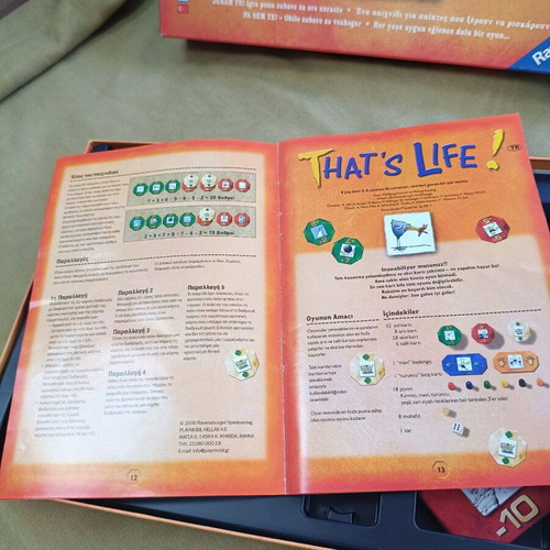 That's Life board game used, Ravensburger 2005