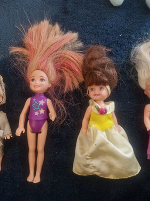Mattel Barbie Kelly/Shelly small vintage dolls, pack