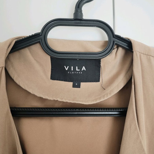 Vila trench coat like new, beige, size S