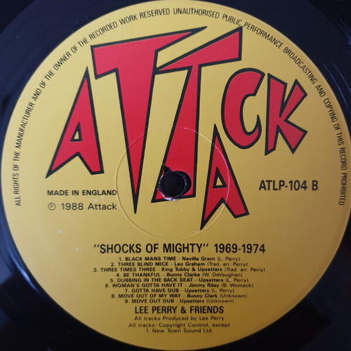 Lee Perry And Friends Shocks Of Mighty 1969-1974 vinyl record used