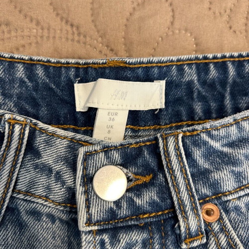 H&M denim shorts like new, size S 36 8, blue