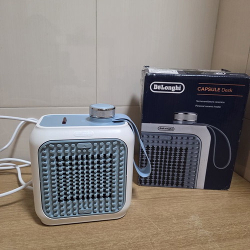 Delonghi Capsule Desk HFX10B03.GR fan heater new