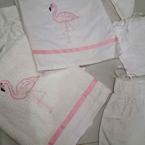 Baptism Christening Set New with Towel, Sheet and Underwear