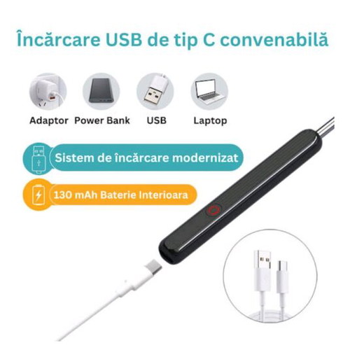Ear Cleaning Tool Set with Wi-Fi Camera New QiPower QE-15