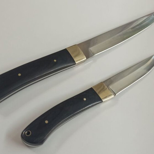 Russian Ohotnik knives new, 65x13 steel, black wood handle