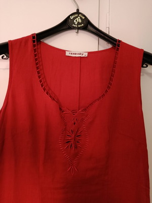 Raxevsky long red dress, size M