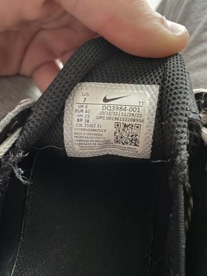 Nike Air Max TW sneakers size 40 EU, black and white