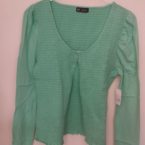 Gap women's cardigan, green, size S