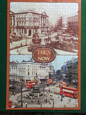 Παζλ 1000 κομματιών Piccadilly Circus London μεταχειρισμένο