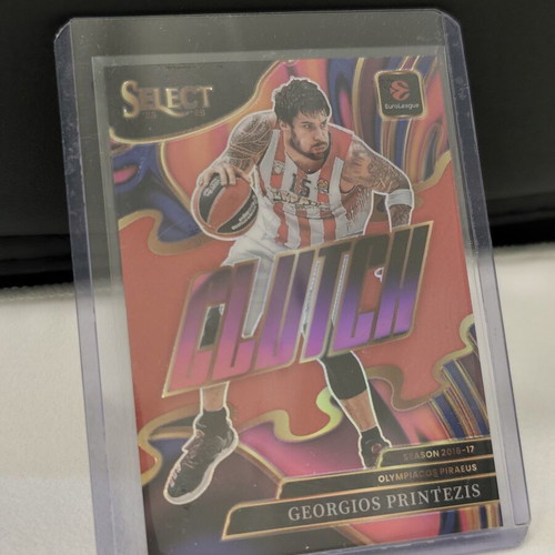 Georgios Printezis Clutch basketball card, set of 5