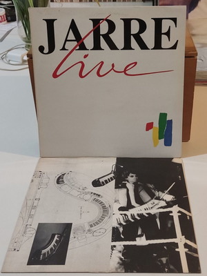 Jean-Michel Jarre Live LP vinyl album like new, electronic